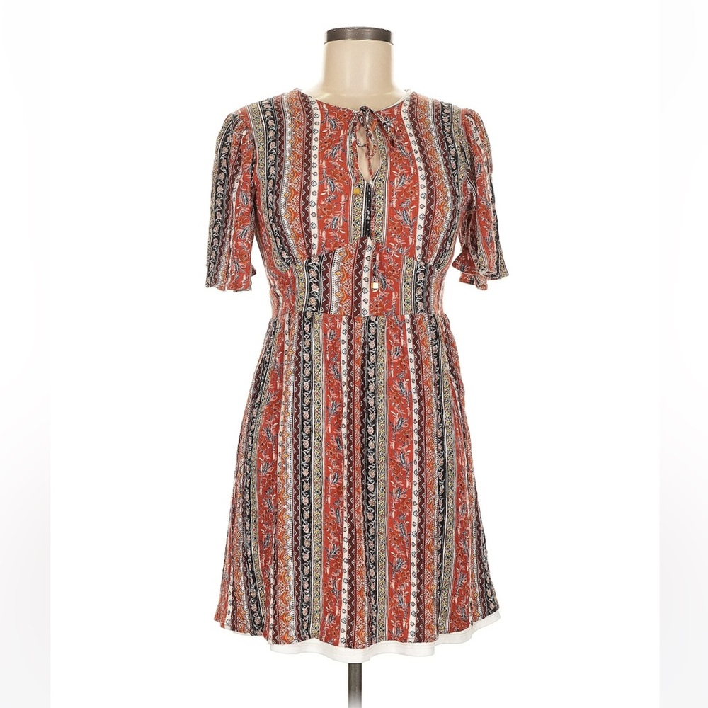 Blue Rain Boho Mini Dress size M
